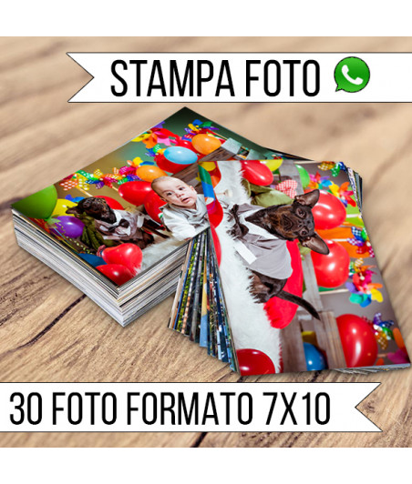 STAMPA - Formato 7X10 - 30 FOTO