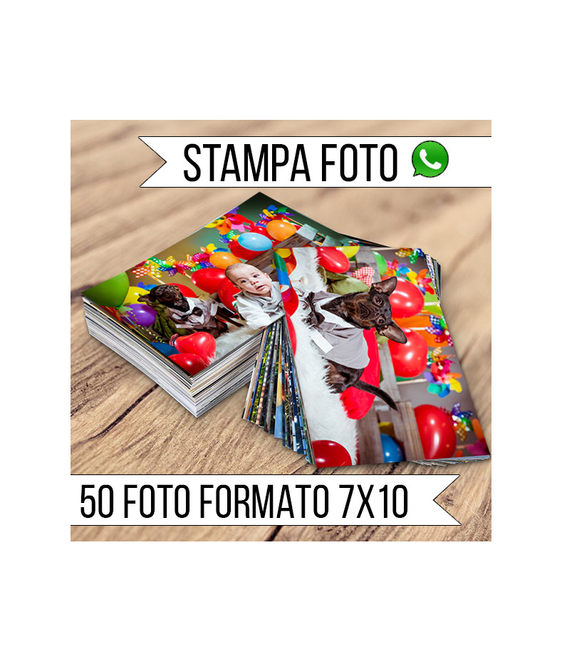 STAMPA - Formato 7X10 - 50 FOTO