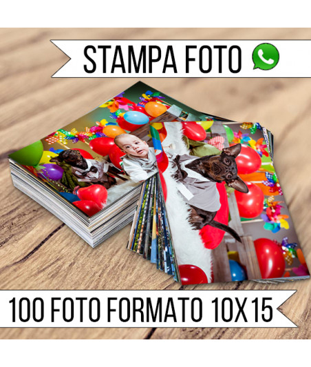 STAMPA - Formato 10x15 - 100 FOTO