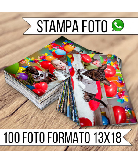 STAMPA - Formato 13x18 - 100 FOTO