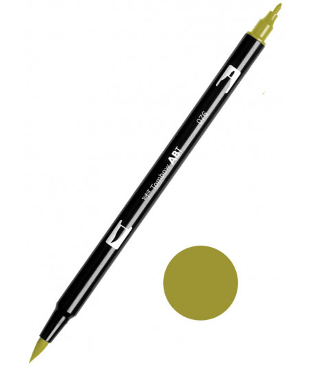 TOMBOW - ABT-076 Green Ochre Dual Brush Pen