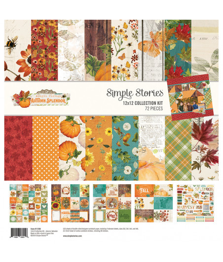 SIMPLE STORIES - Autumn Splendor - Collection Kit 12"x12"