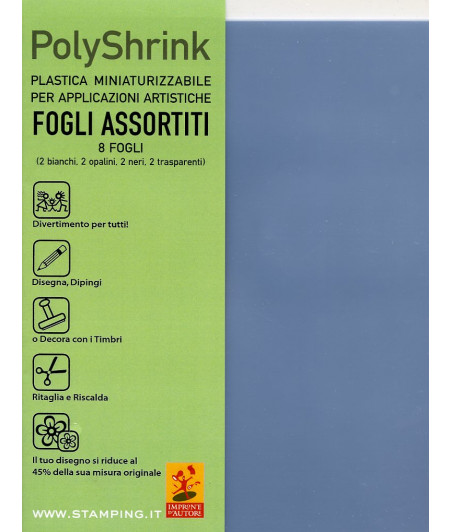Polyshrink Colori assortiti - conf. 8 fogli