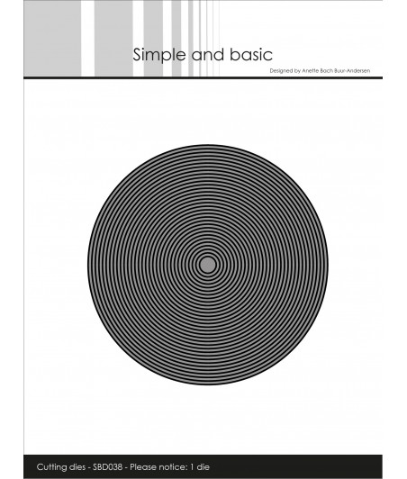 SIMPLE AND BASIC - Thin Frames Circle Die