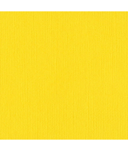 BAZZILL - Mono Canvas 12x12" bazzill yellow - Confezione 1 foglio