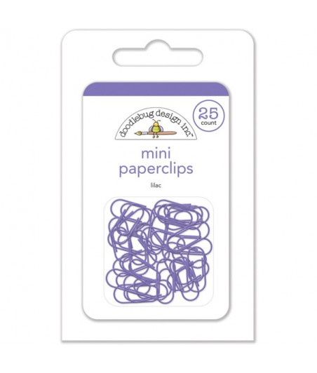 DOODLEBUG - Lilac Mini Paperclips