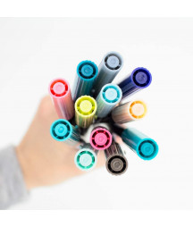 TOMBOW - ABT-6P-5 ABT Dual Brush Pens - Vintage Colours (Pack of 6)