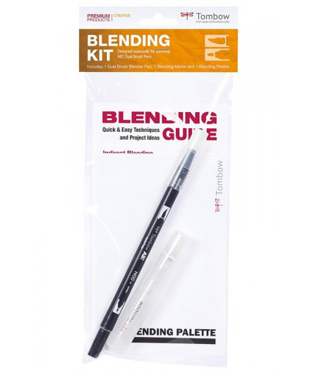 TOMBOW - Kit Tombow Dual Brush blending N00 + 1 blending palette