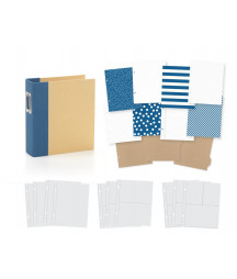SIMPLE STORIES - Album 6x8 - Snap! - Binder Navy