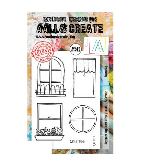 AALL & CREATE - 342 Stamp A6 Windows