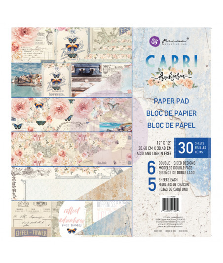 PRIMA MARKETING - Capri - 12"x12" Paper Pad