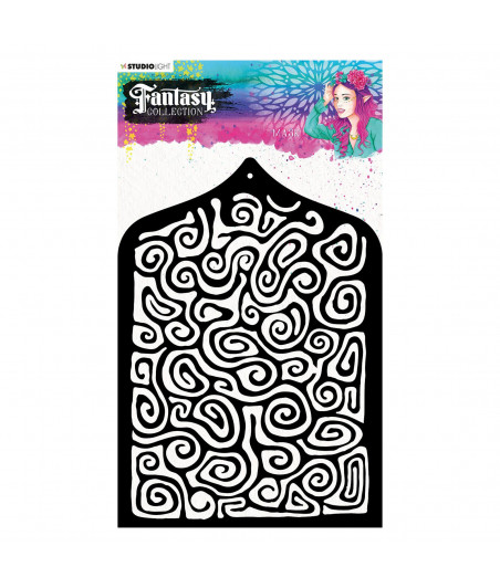 STUDIO LIGHT -  Mask stencil A5 Fantasy collection 3.0 nr.44