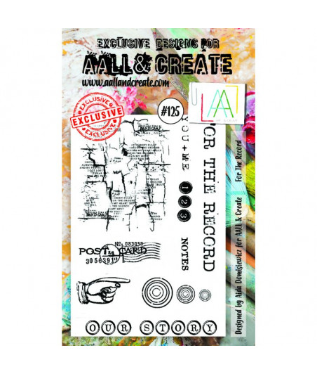 AALL & CREATE - 125 Stamp A6 For the record