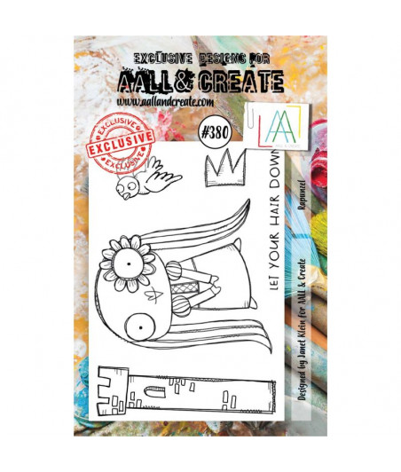 AALL & CREATE - 380 Stamp A7 Rapunzel