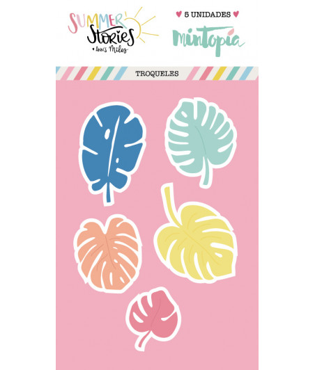 MINTOPIA - Troqueles Hojas de Monstera Summer Stories