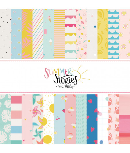 MINTOPIA - Summer stories stack - 12X12 Inch Paper Pad