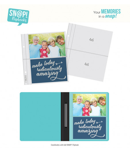 SIMPLE STORIES - Refills Album Flipbook 6x8 per 10x15