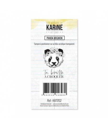 LES ATELIERS DE KARINE - Clear Stamp Panda mignon