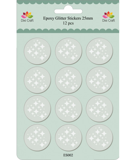 DIXI CRAFT - Epoxy Stickers Trasparenti Glitter