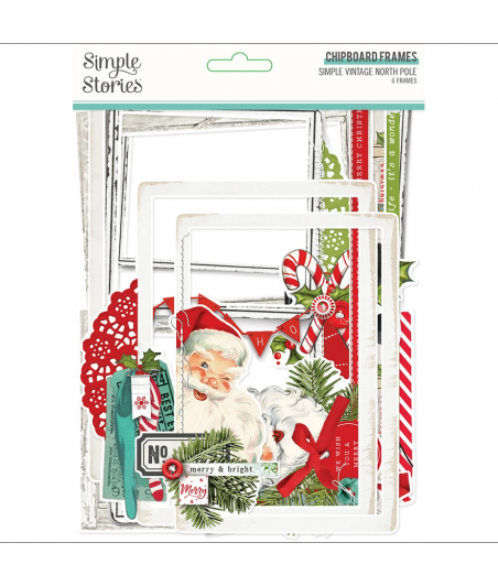 SIMPLE STORIES - Simple Vintage North Pole - Chipboard Frames