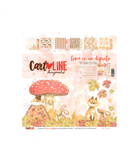 CartoLINE - Come in un dipinto by LaRi 6''x6''