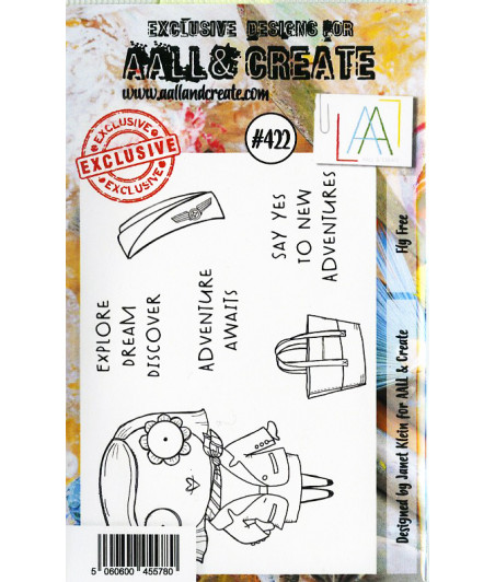 AALL & CREATE - 422 Stamp A7 Fly Free