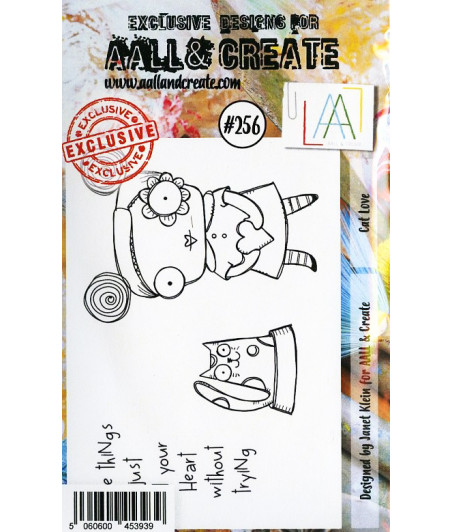 AALL & CREATE - 256 Stamp A7 Cat Love