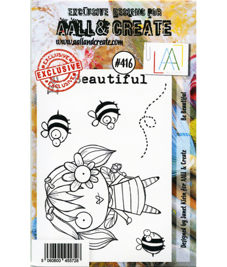 AALL & CREATE - 416 Stamp A7 Be Beautiful