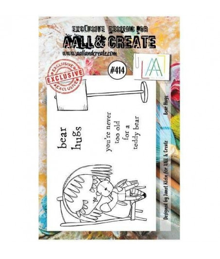 AALL & CREATE - 414 Stamp A7 Bear hugs