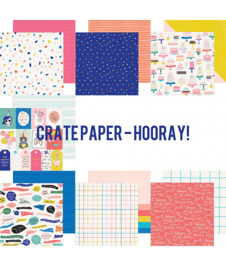 CRATE PAPER - Hooray! - Collencition kit (RIDOTTO)