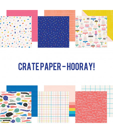 CRATE PAPER - Hooray! - Collencition kit (RIDOTTO)