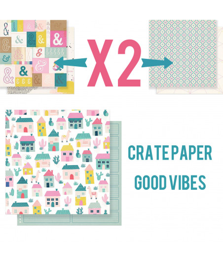 CRATE PAPER - Good Vibes - Collencition kit (RIDOTTO)