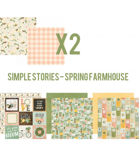 SIMPLE STORIES - Spring Farhouse - Collection Kit 12"x12" (RIDOTTO)