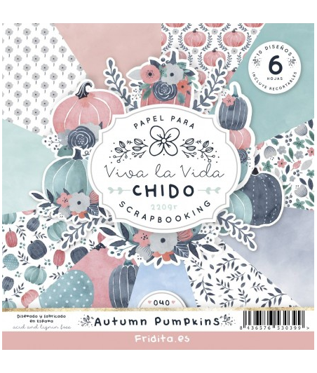 FRIDITA - Autum Pumpkins by CHIDO 6f set 12x12