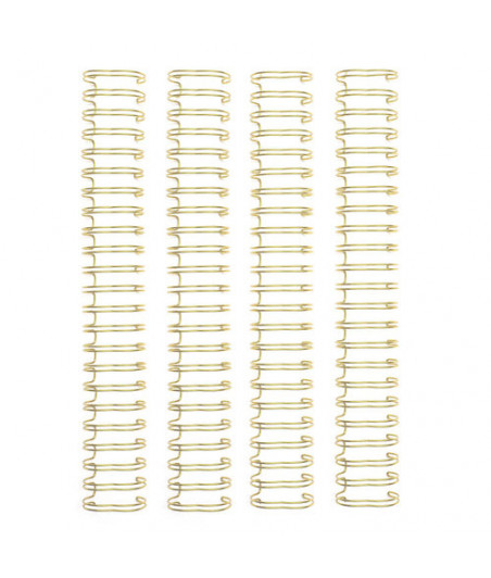 WE R MEMORY - Cinch wires 1" 4 pk gold