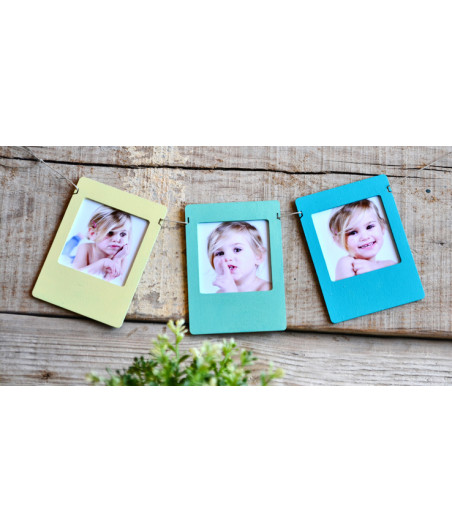 ENERIJI - Large polaroid photo frames - Legno