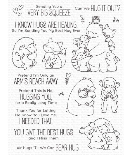 MY FAVORITE THINGS  - Clear Stamp - Hug It Out