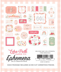 ECHO PARK - Welcome Baby Girl Ephemera