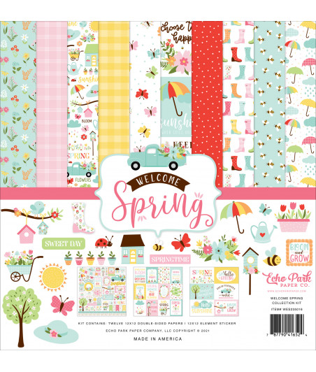 ECHO PARK - Welcome Spring - 12x12  Pad Collection Kit