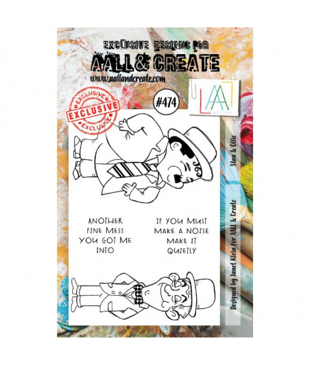 AALL & CREATE - 474 Stamp A7 Stan & Ollie