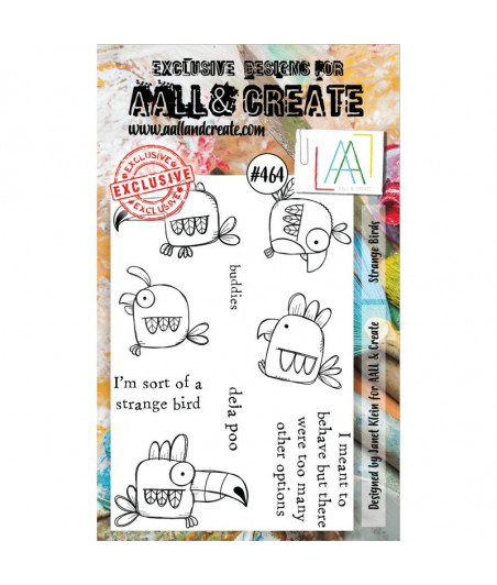 AALL & CREATE - 464 Stamp A6 Strange Birds
