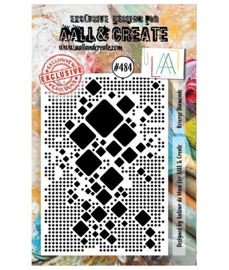 AALL & CREATE - 484 Stamp A7 Reverse Diamonds