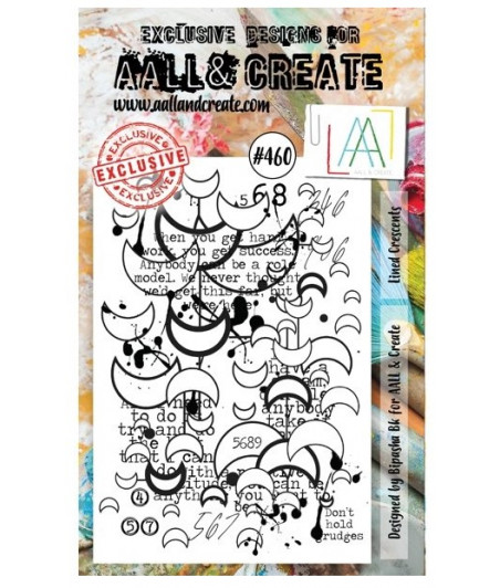 AALL & CREATE - 460 Stamp A6 Lined Crescents