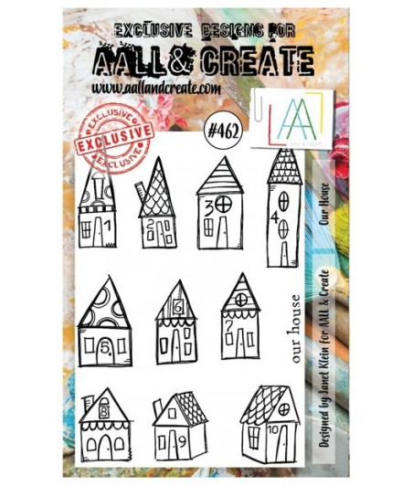 AALL & CREATE - 462 Stamp A6 Our House
