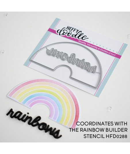 HEFFY DOODLE - Rainbow Builder Dies