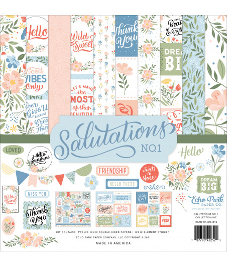 ECHO PARK - Salutations No.1 - 12x12  Pad Collection Kit