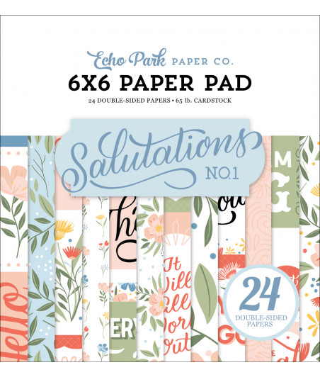 ECHO PARK - Salutations No.1 6x6 Inch Paper Pad