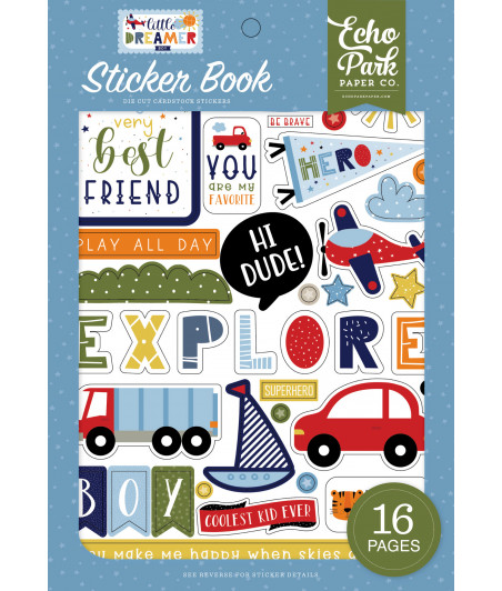 ECHO PARK - Little Dreamer Boy Sticker Book