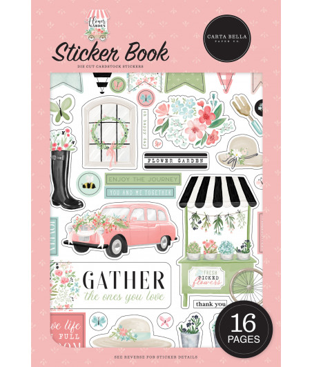 CARTA BELLA - Flower Garden Sticker Book