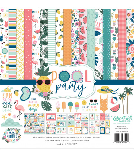 ECHO PARK - Pool Party - 12x12  Pad Collection Kit